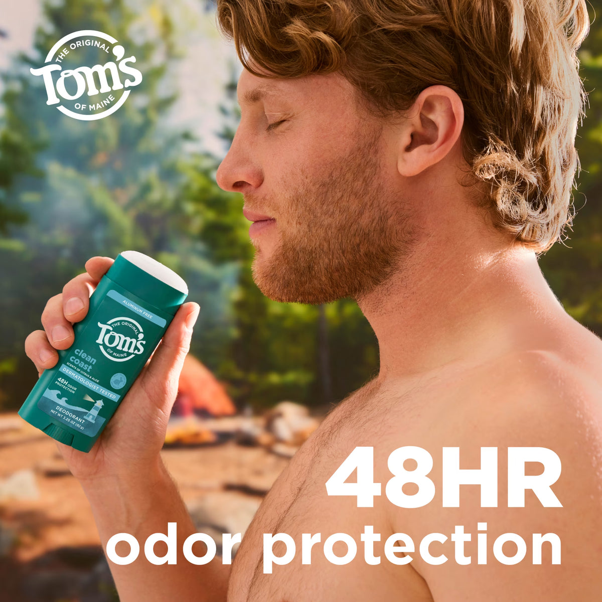 Tom’S of Maine Clean Coast Natural Deodorant for Men and Women, Aluminum Free, 3.25 Oz