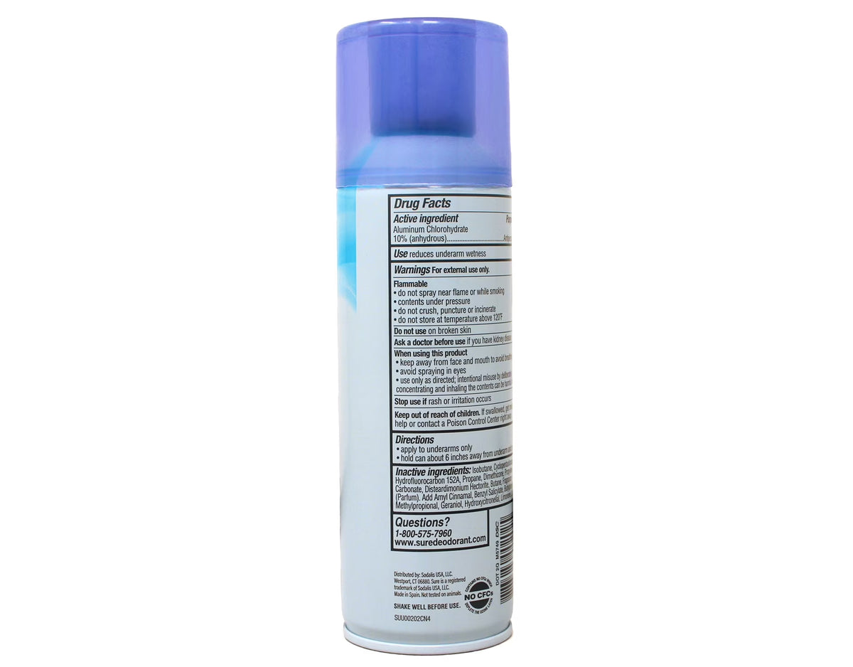 Regular Scent Aerosol Antiperspirant and Deodorant - 48-Hour Protection Deodorant for Men and Women - Fast Drying Spray Deodorant - 6 Oz (Pack of 3)