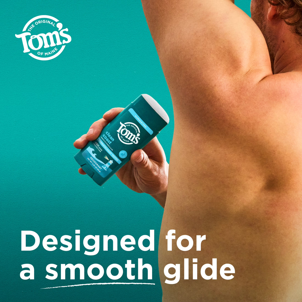 Tom’S of Maine Clean Coast Natural Deodorant for Men and Women, Aluminum Free, 3.25 Oz