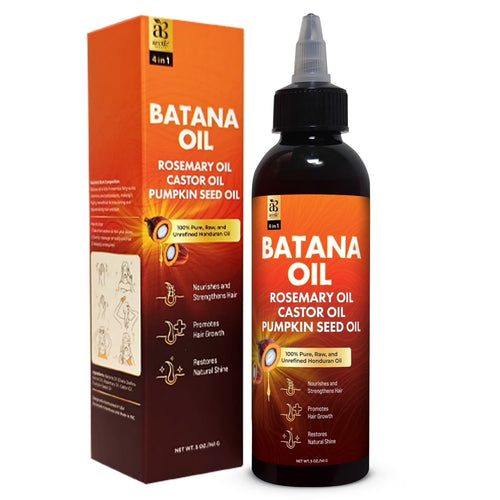 Batana Oil with Rosemary, Castor, Pumpkin Seed Oil, Organic Hair & Scalp Care, 5 Oz