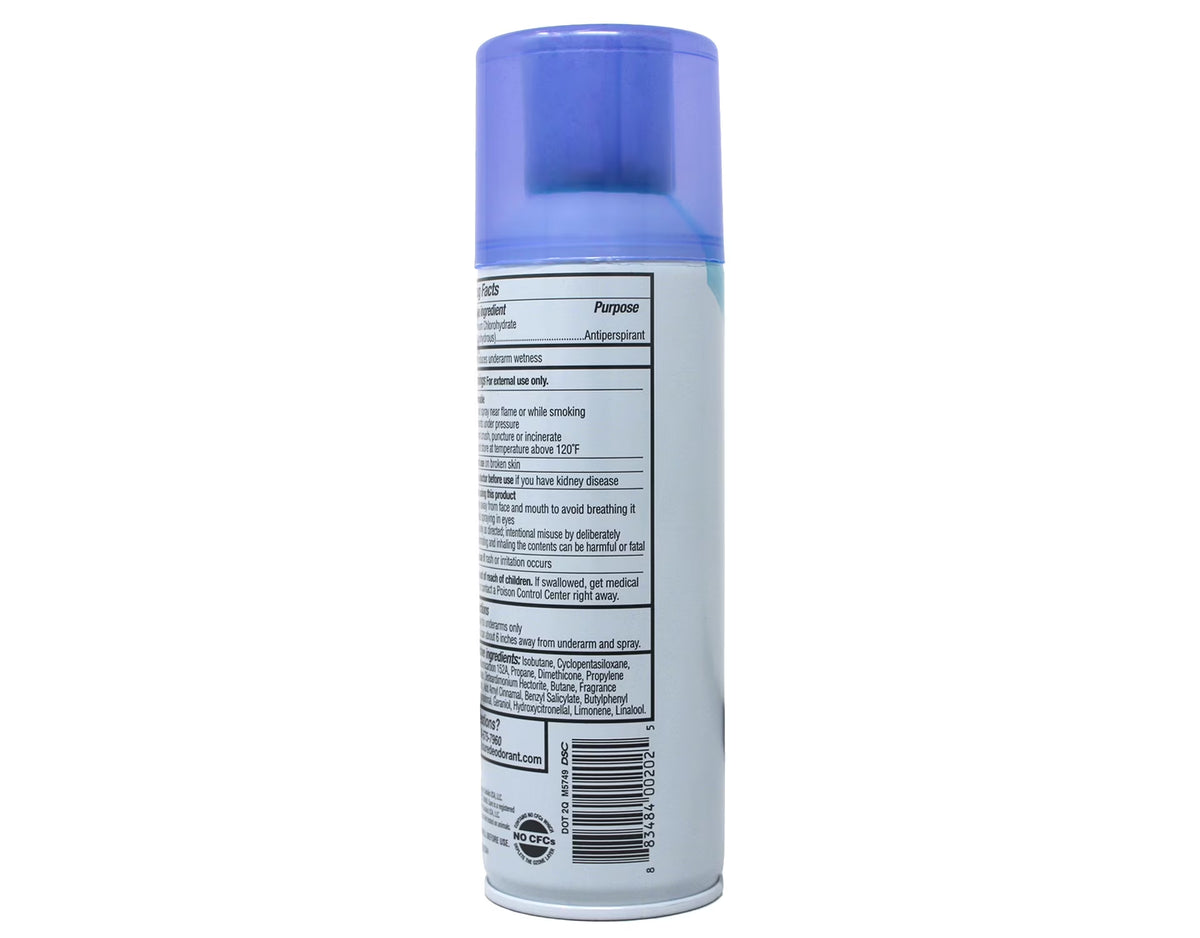 Regular Scent Aerosol Antiperspirant and Deodorant - 48-Hour Protection Deodorant for Men and Women - Fast Drying Spray Deodorant - 6 Oz (Pack of 3)