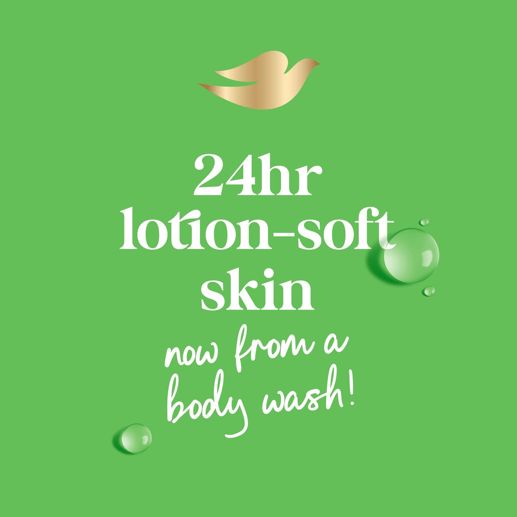Body Wash with Pump for 24Hr Lotion-Soft Skin Refresh Cucumber & Green Tea Moisturizing Skin Cleanser with No Sulfates No Parabens, 30.6 Fl Oz